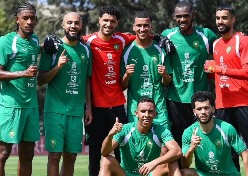 المنتخب المغربي يختتم تحضيراته لمواجهة الغابون